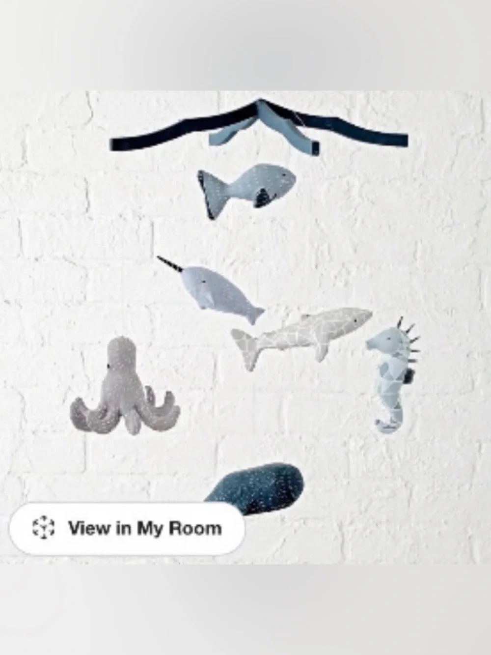 Crate & Barrel NEW Ocean Hanging Mobile - Nursery Decor